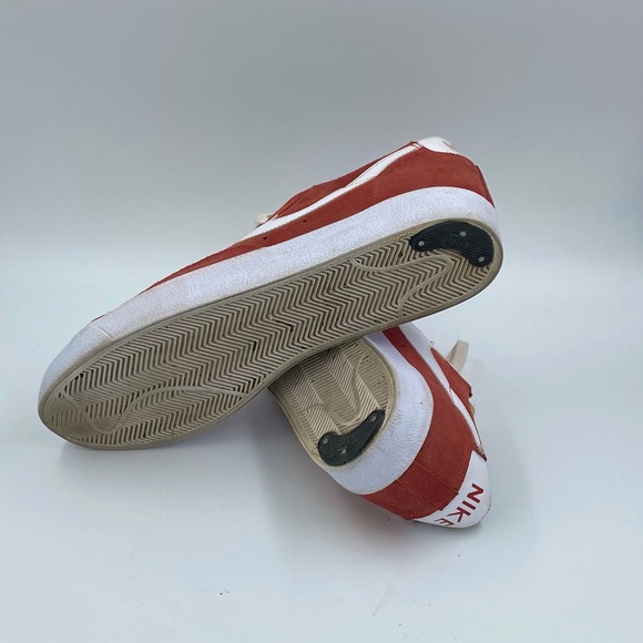 Nike Blazer Low '77 Suede University Red White DA7254-600 Men's Size 13 - Picture 4 of 6